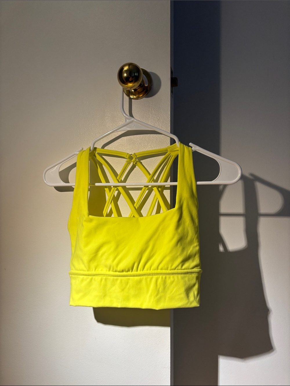 Buffbunny Neon Yellow Strappy Sports Bra